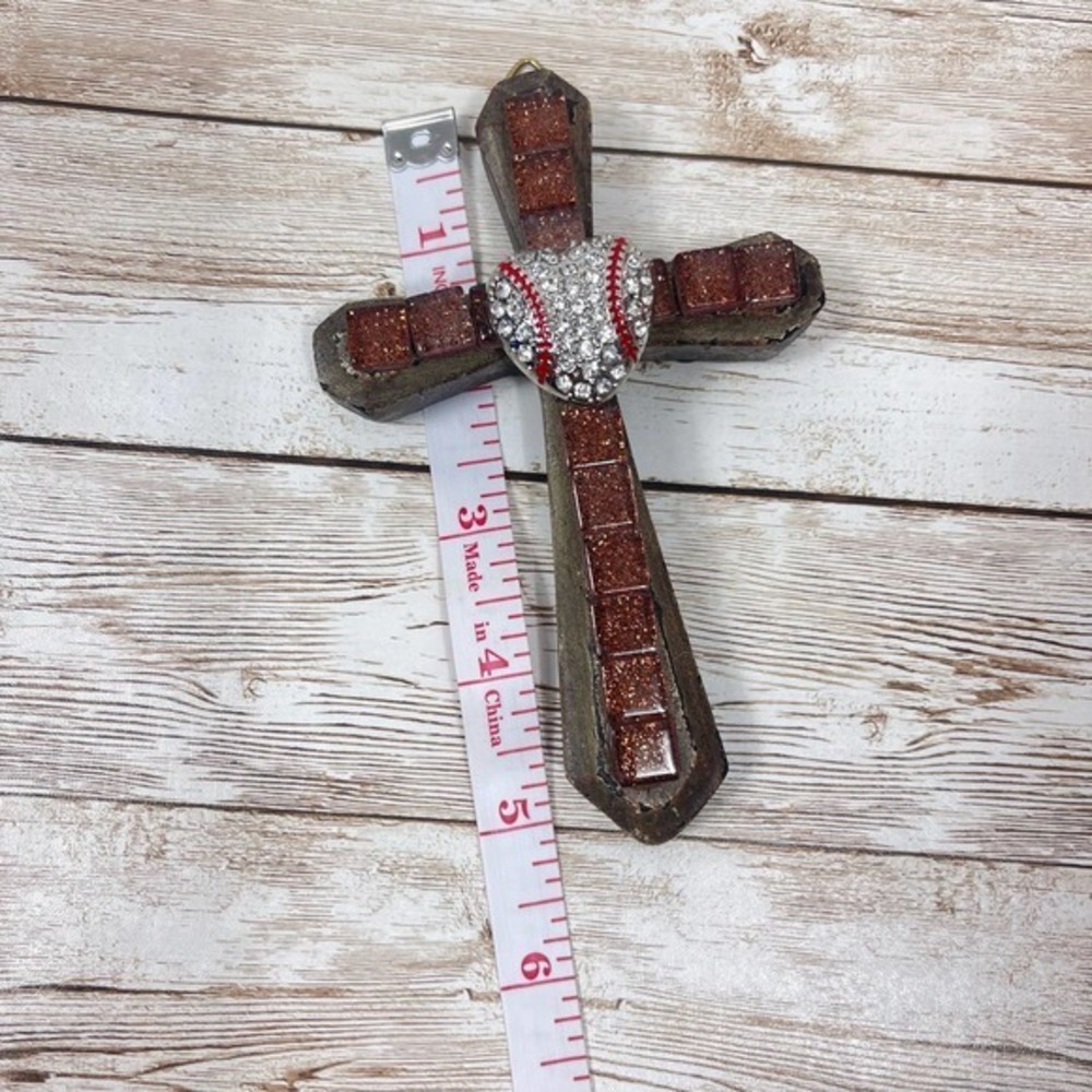 Handmade Baseball‎ Cross - Picture 3 of 6